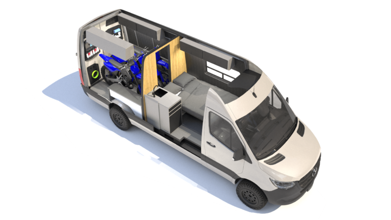 Carrve Co - GFR-X 170 Sprinter_Front - With Bikes copy