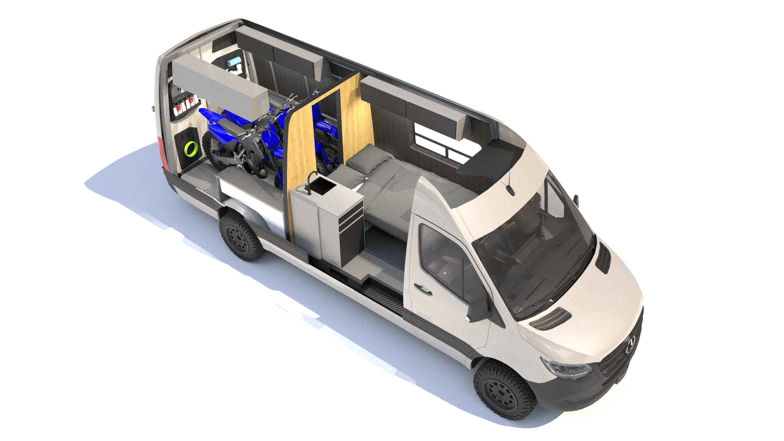 Carrve Co - GFR-X 170 Sprinter_Front - With Bikes copy